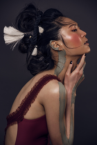 photo beauté visage peau maquillage asiatique
